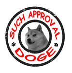 Doge Approved stamp by Megashades