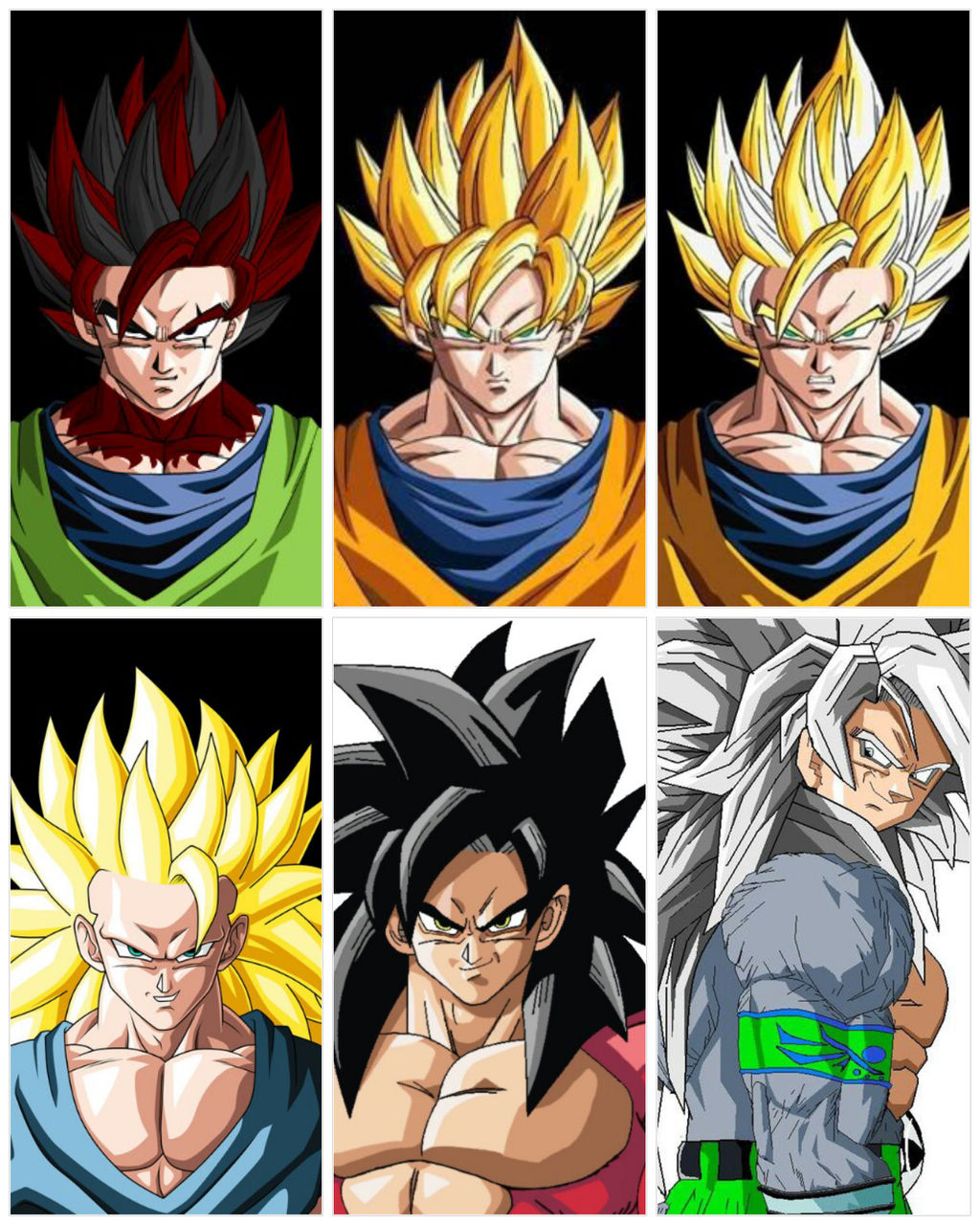 Ssj Types Ssj-0 to ssj-5 by thomasmadorrtore on DeviantArt