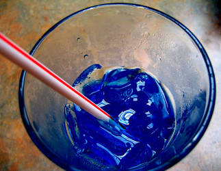 Blue Shirley Temple