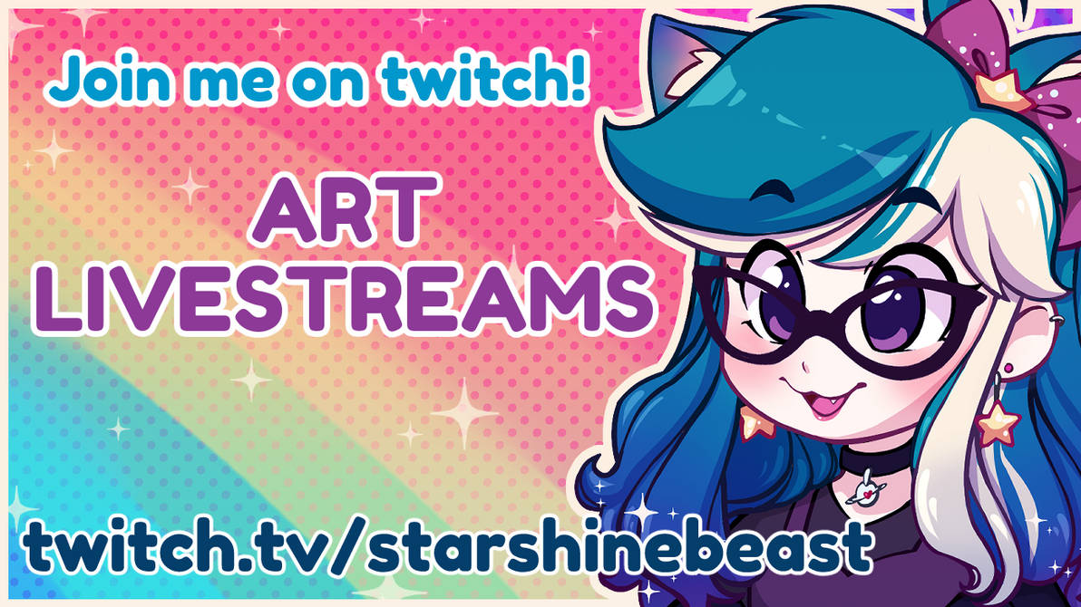 Join me for livestreams on twitch!