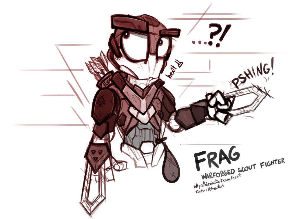 Frag: Warforged Scout Fighter by Hexit on DeviantArt