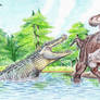 Deinosuchus vs. T-rex