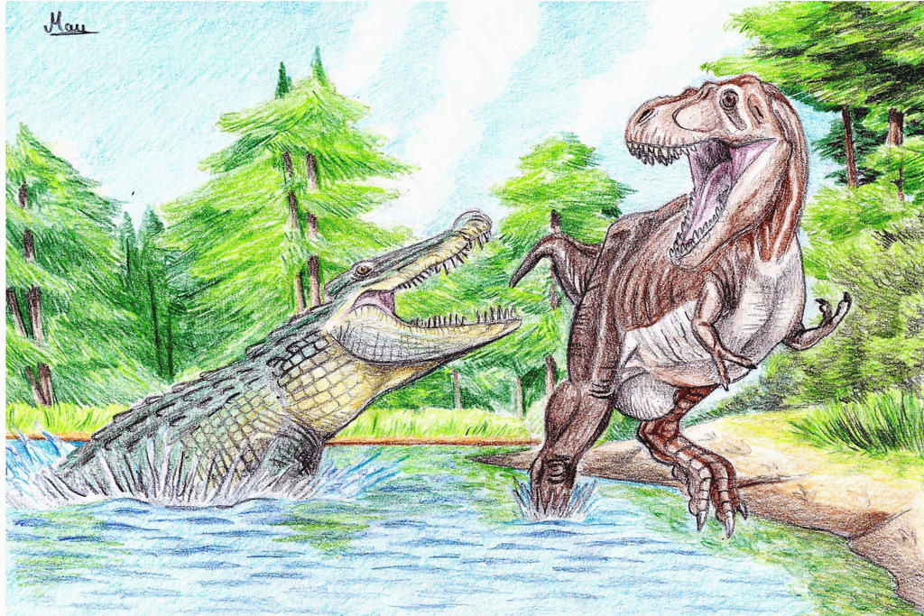 Deinosuchus comparison by Fadeno on DeviantArt