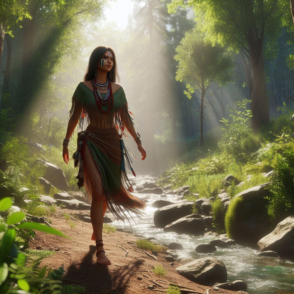 Woman Native American Indian by aobarts on DeviantArt