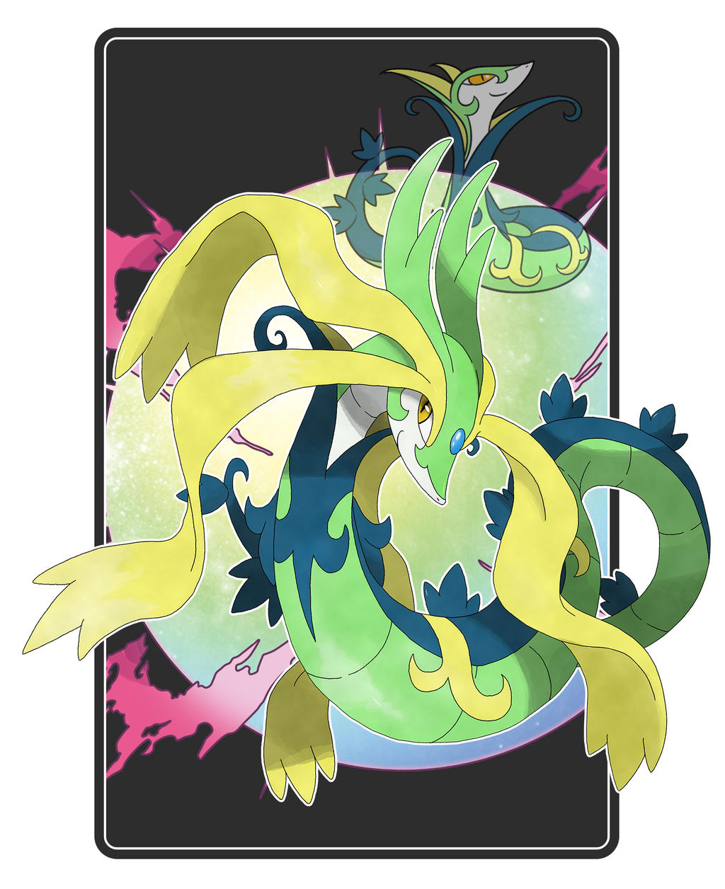 Commission - Mega Serperior