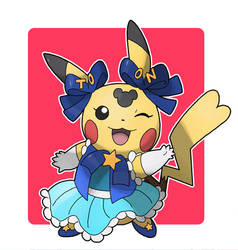 Commission - MMHM Pikachu - Toon Disney outifit by Cid-Fox