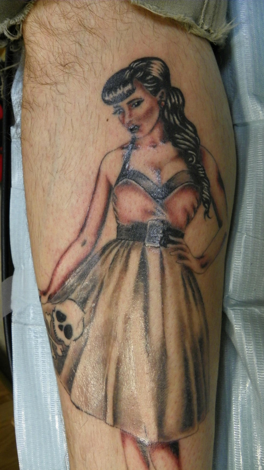 rockabilly pin up TATTOO