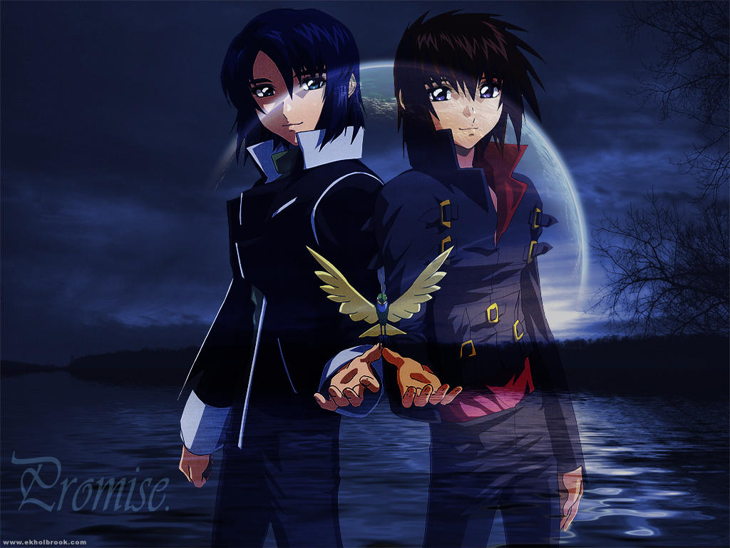 GSD_Kira and Athrun_Promise