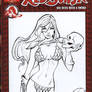Red Sonja Blank cover Commission