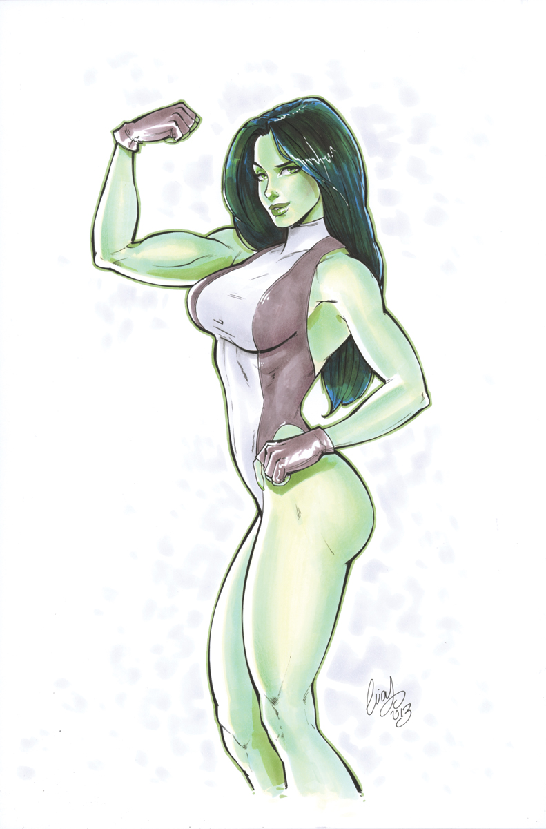 She Hulk original art