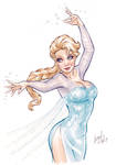 Queen Elsa Copic-digital by Elias-Chatzoudis