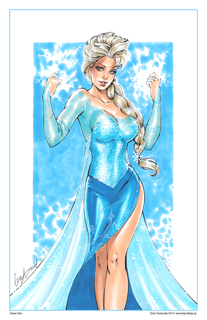 Queen Elsa by Elias-Chatzoudis