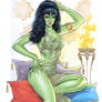 Orion Slave Green Girl