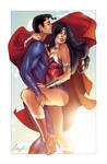 Superman and Wonder Woman by Elias-Chatzoudis