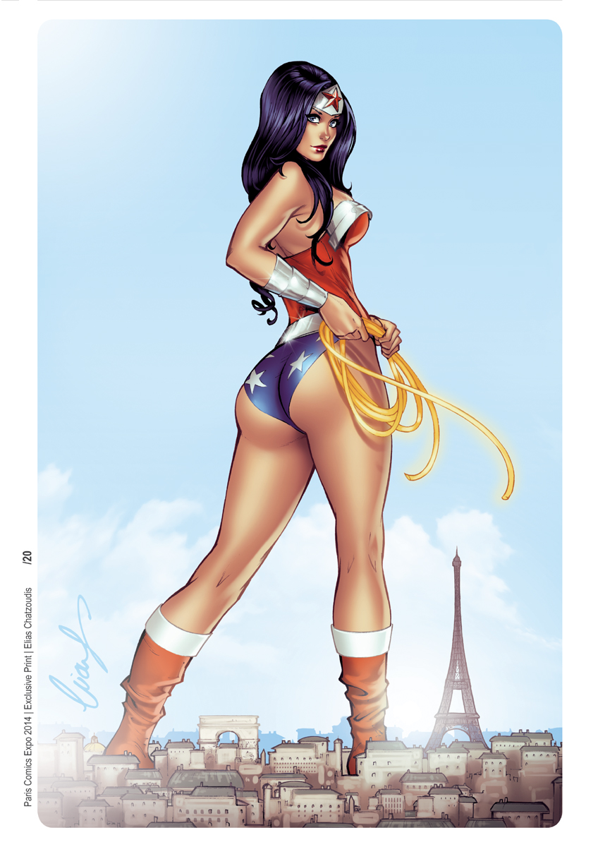 Wonder Woman in Paris