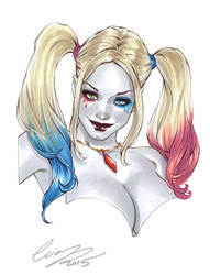 Harley Quinn Sketch card