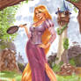 Rapunzel Original Art