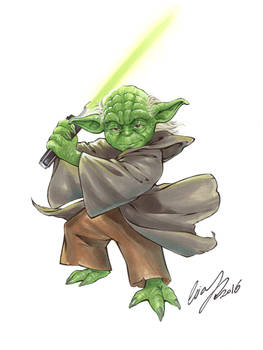 Yoda Original Art