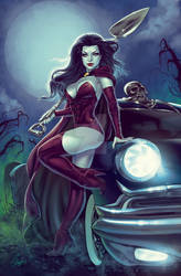 Witch with her Hearse