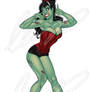 Sexy Zombie Pinup Girl