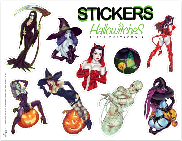 Hallowitches Stickers