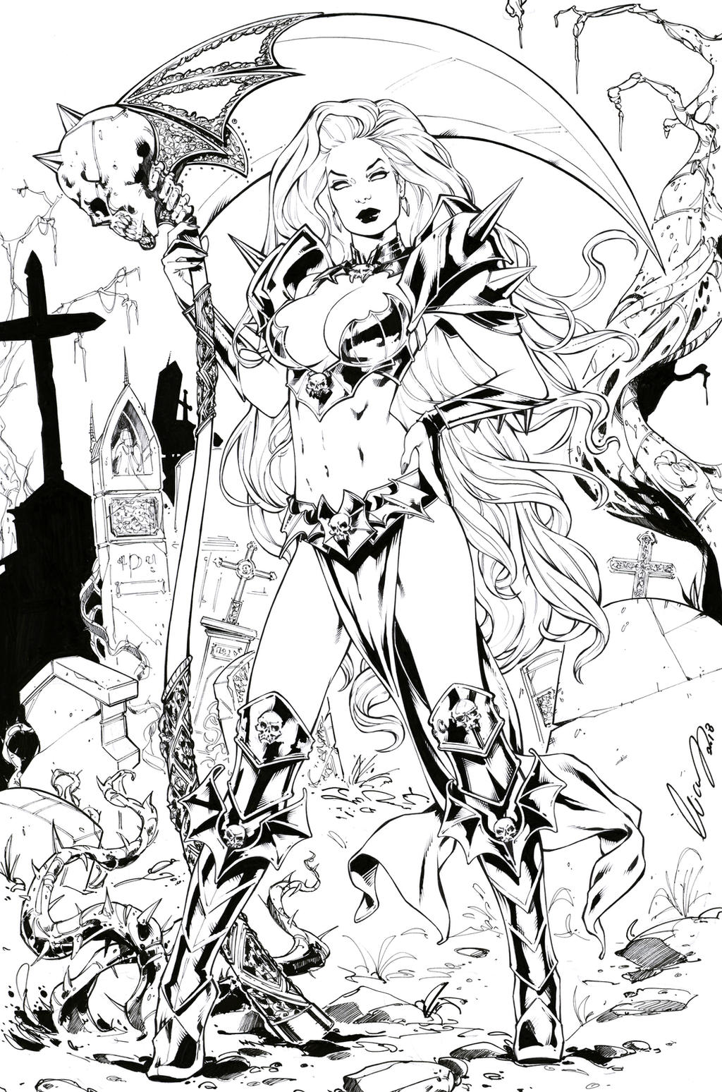Lady Death by Elias-Chatzoudis