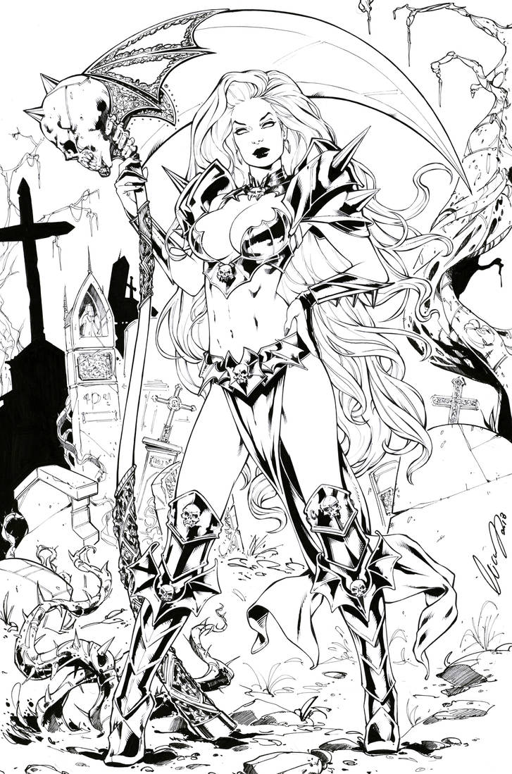 Lady Death by Elias-Chatzoudis