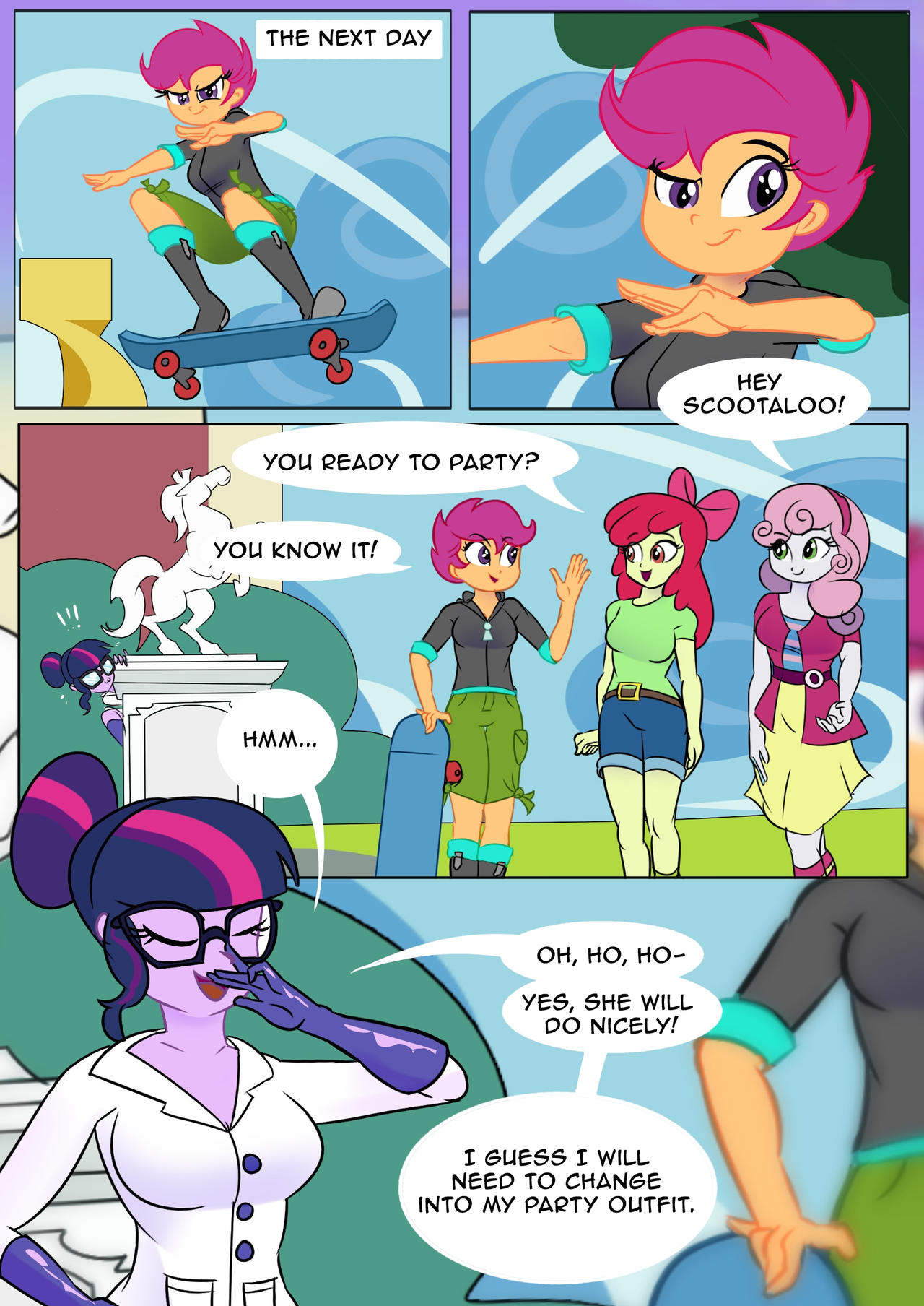 THE FIASCO OF CANTERLOT HIGH PAGE 2 by HavocHopsack on DeviantArt