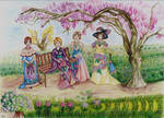 Edwardian Ladies Gathering by Alexandra-chan