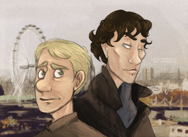 John and Sherlock.