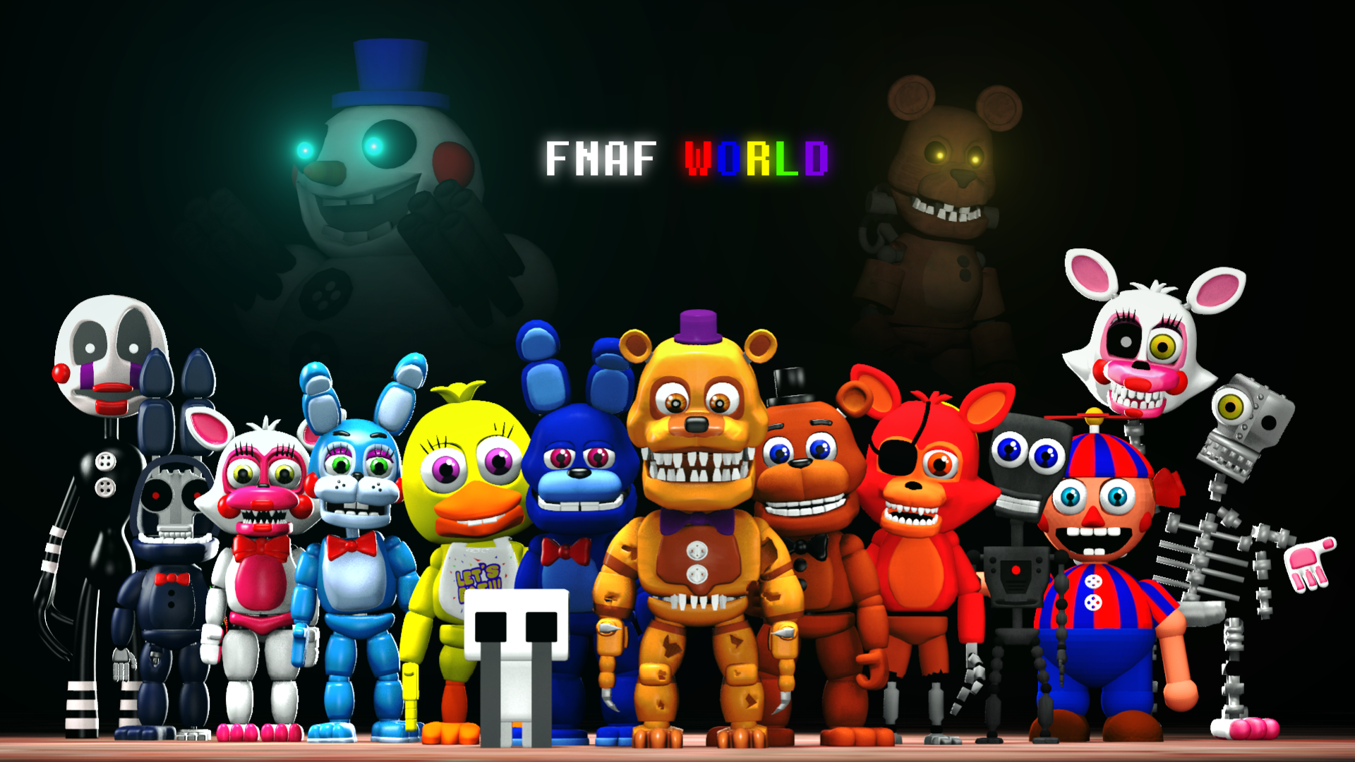 Five Nights at Freddy's 4 Wallpaper by Stencil0057ab on DeviantArt