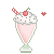 Free Icon: Strawberry Milkshake