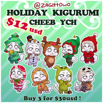 Holiday Kigurumi YCH (OPEN)