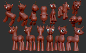 Male Pony reference sheet