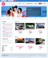 Blue + pink website