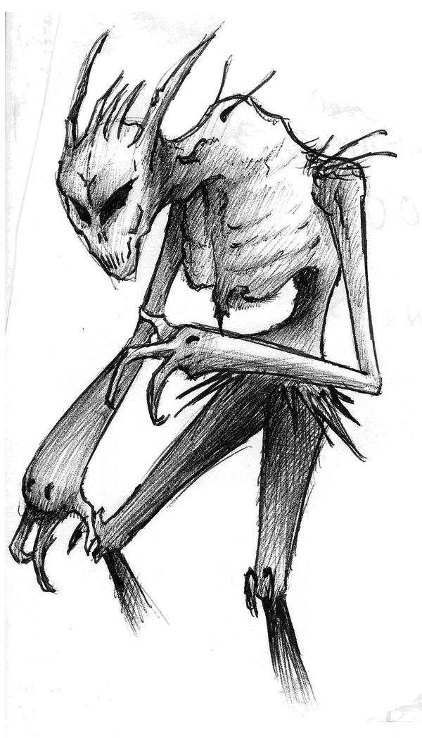 Lanky And Angular Lanky Creature by Chicken008 on DeviantArt