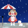 Bee and Puppycat in the Rain