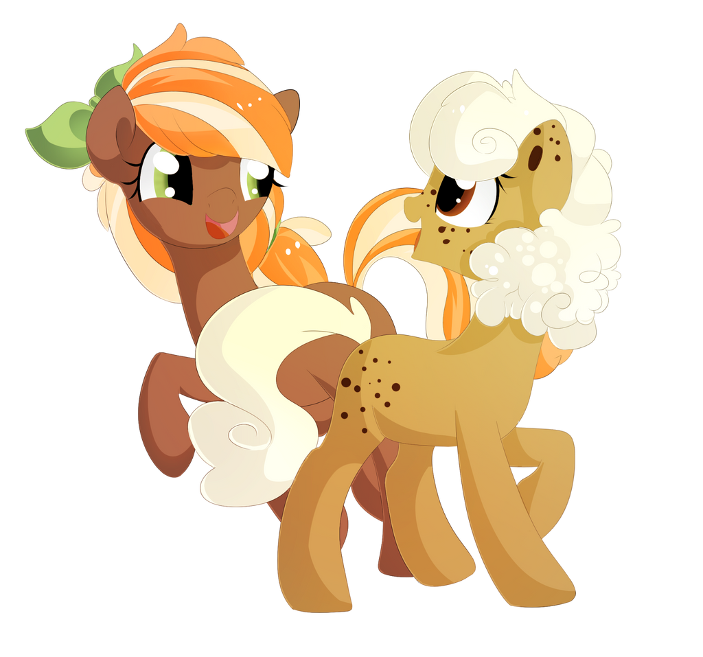 Orange Swirl and Cookie Doo