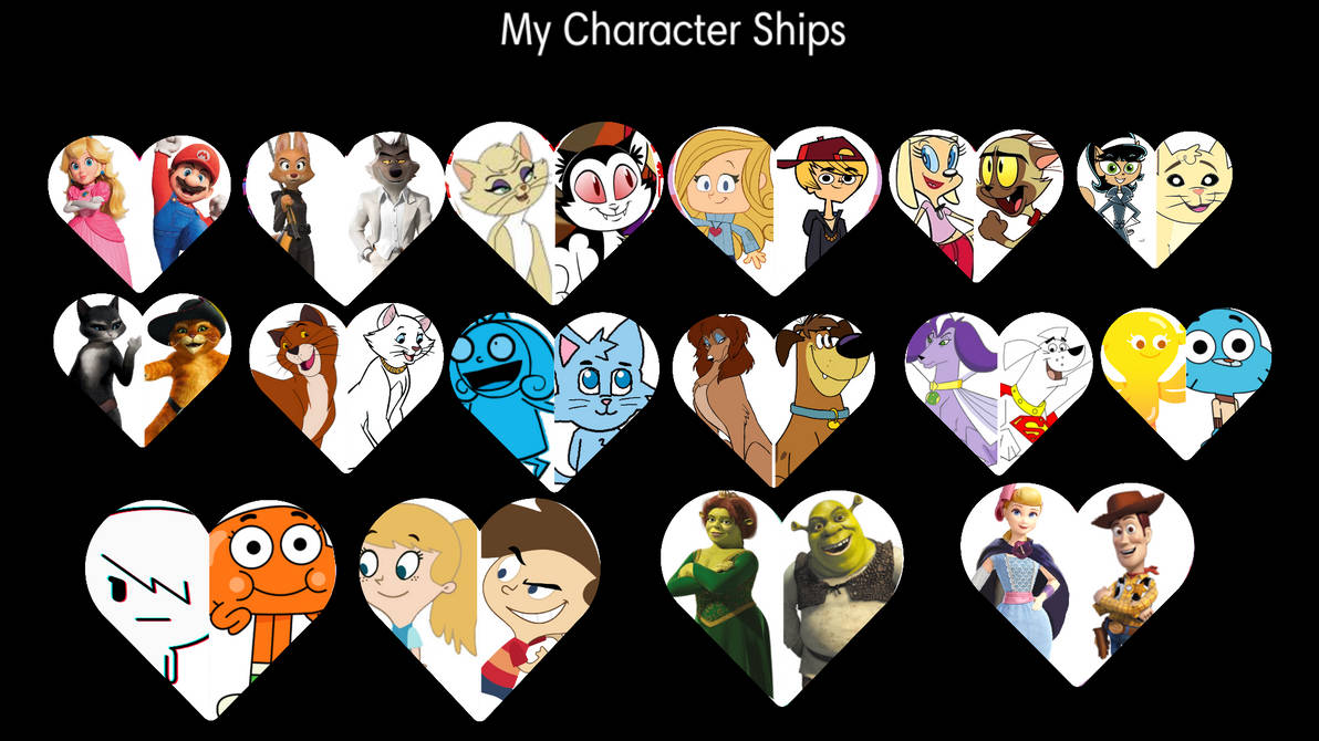 Shipped Characters My Characters Ship by SCUFilmsFanart on DeviantArt