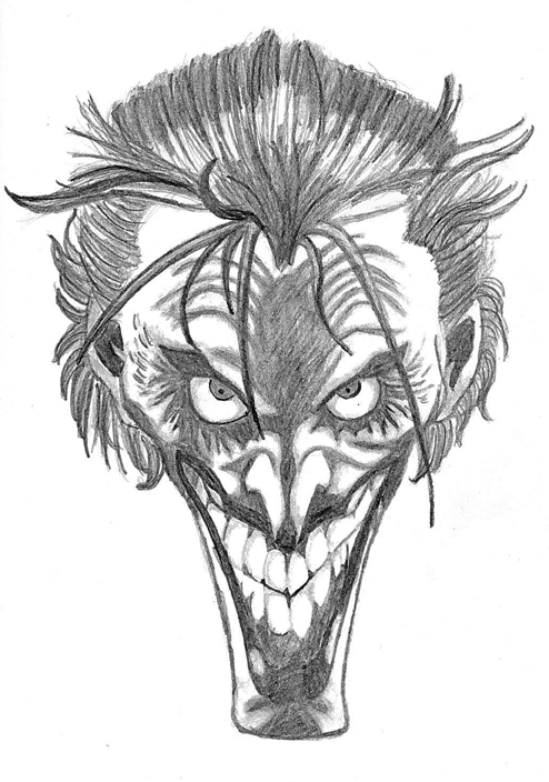 Joker face - sketch