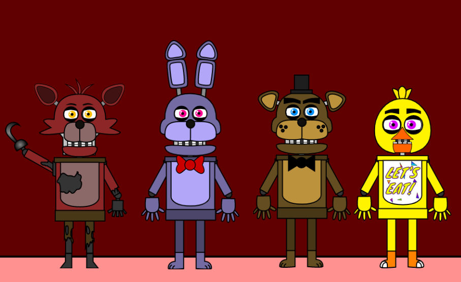 Freddy Fazbear and Friends (my rigs) by JayNumberfanagram1 on DeviantArt