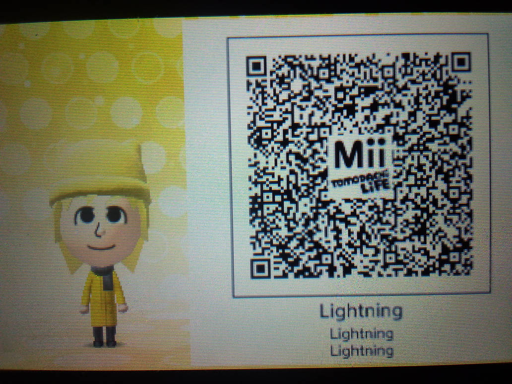 Qr Code Bfdi BFB Tomodachi life QR code - Lightning by MeowKitty5 on DeviantArt