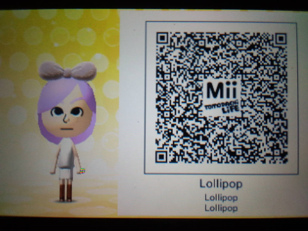 Qr Code Bfdi BFB Tomodachi life QR code - Lollipop by MeowKitty5 on DeviantArt