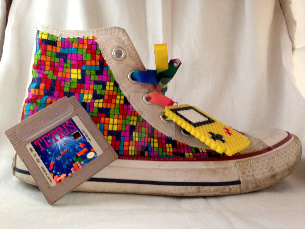 TETRIS shoe by PiratedninjaOfficial TETRIS shoe by PiratedninjaOfficial