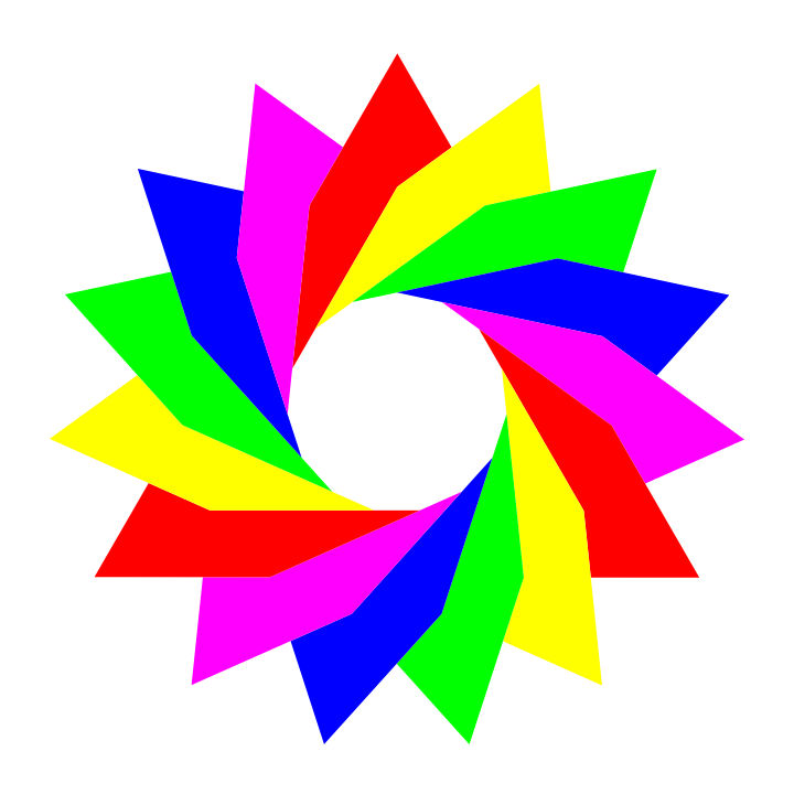 5 color pentadecagram triangle by 10binary on DeviantArt