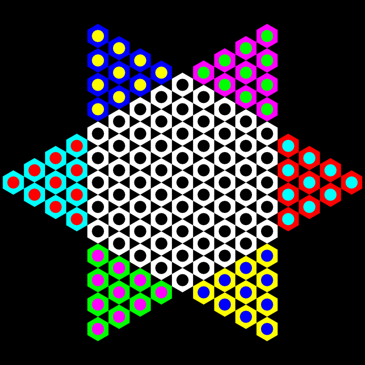 hexagons with holes