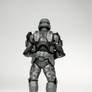 McFarlane ODST painted back