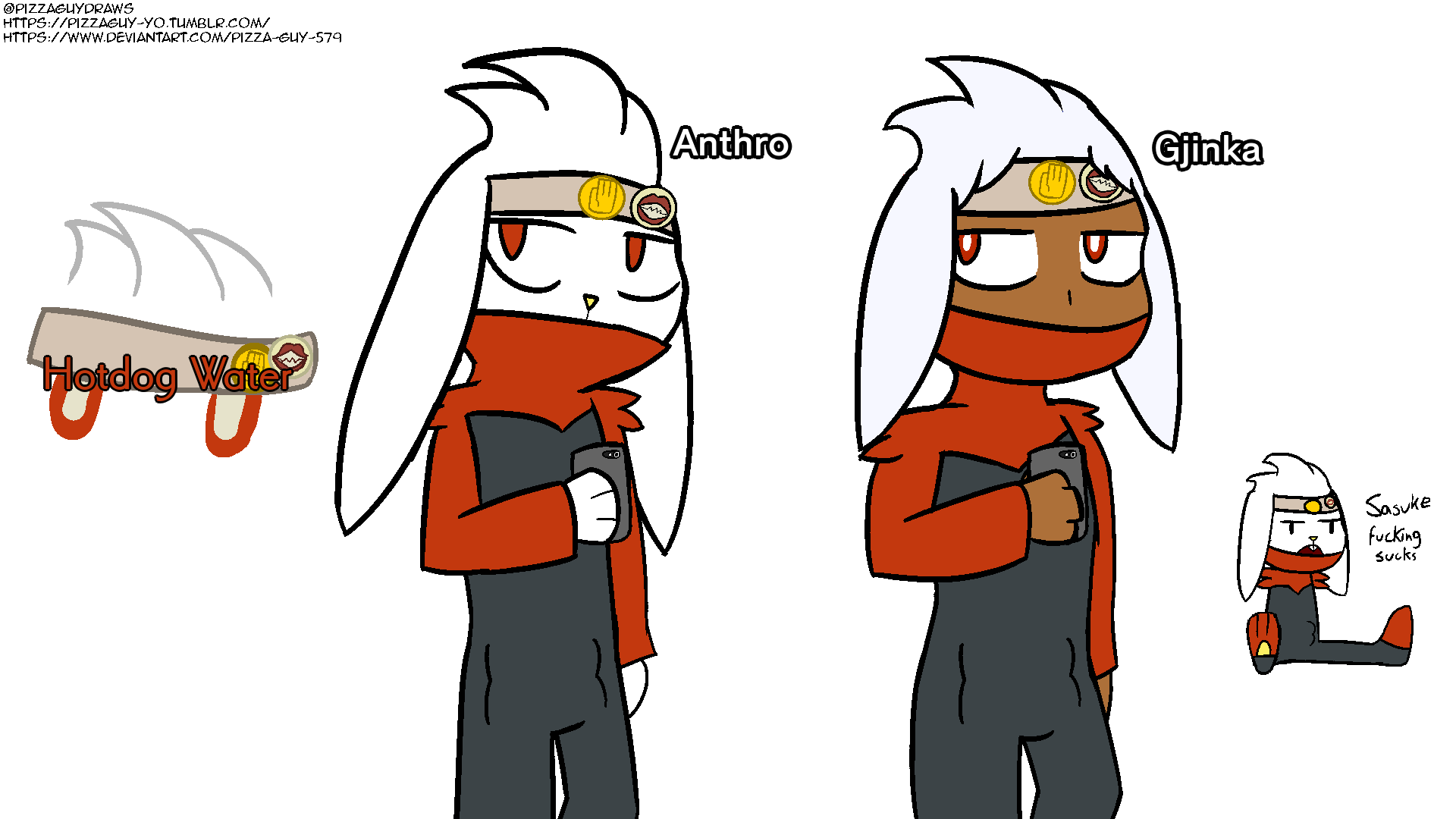 a raboot named hotdog water by Pizza-Guy-579 on DeviantArt