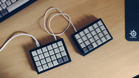 My new Let's Split keyboard