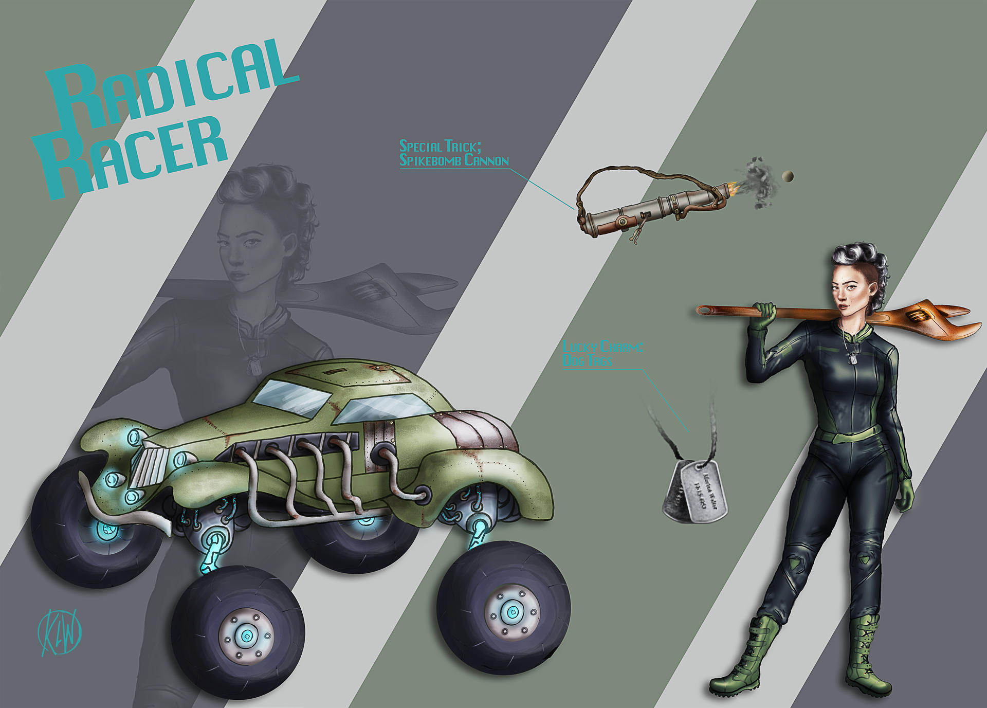 Radical Racer by KLW-ART on DeviantArt